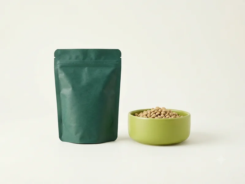 Bolsa de alimento para cachorros y comedero